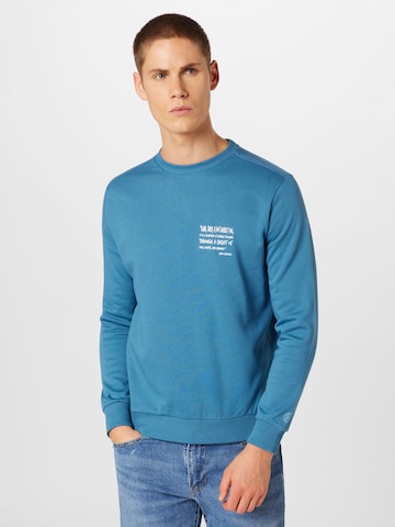 WESTMARK LONDON Sweatshirt in Blauw: voorkant