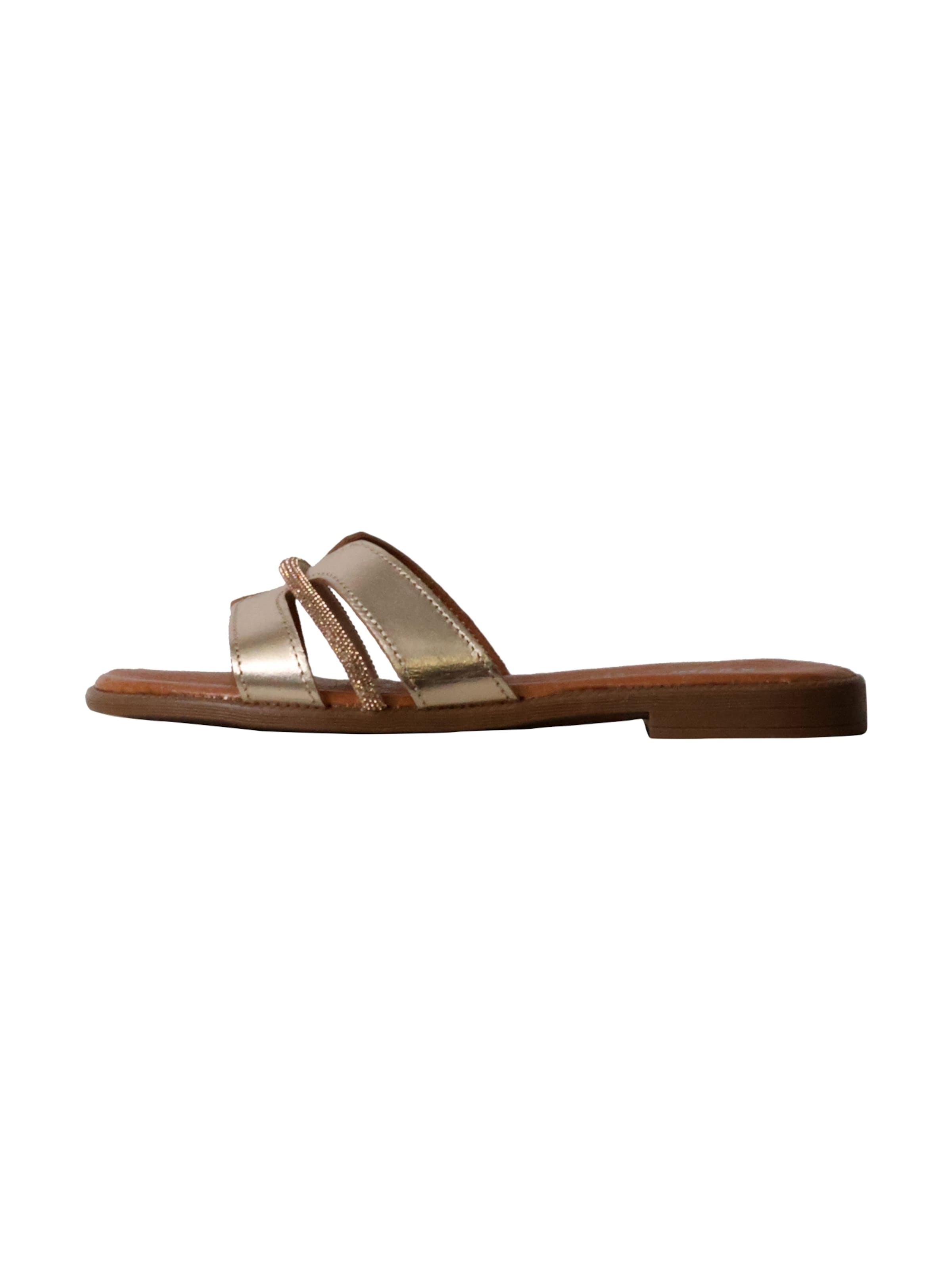 The Divine Factory Pantolette‌‌‌‌‌‌‌‌‌‌ in Gold: Vorderseite