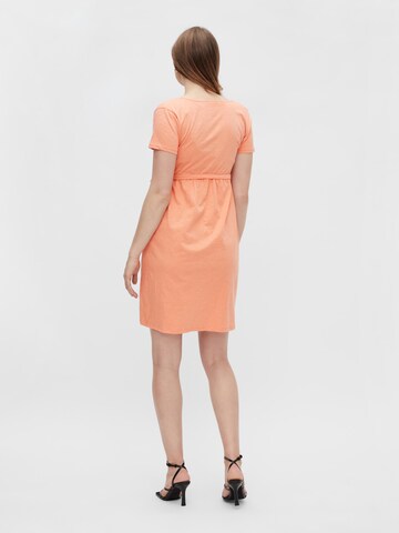 MAMALICIOUS Kleid 'Jana' in Orange