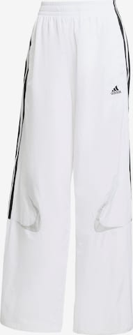 Pantalon 'Teamgeist Adicolor' ADIDAS ORIGINALS en blanc : devant