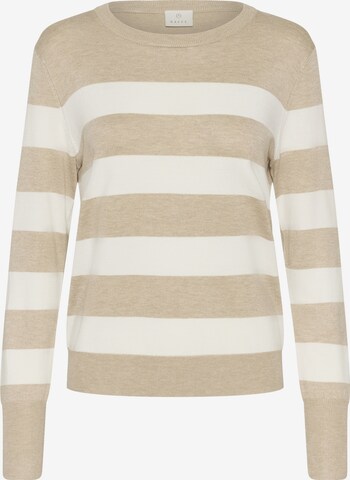 Kaffe - Jersey en beige: frente