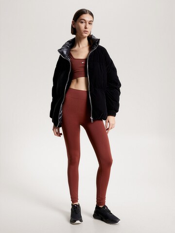 Skinny Pantalon de sport TOMMY HILFIGER en marron