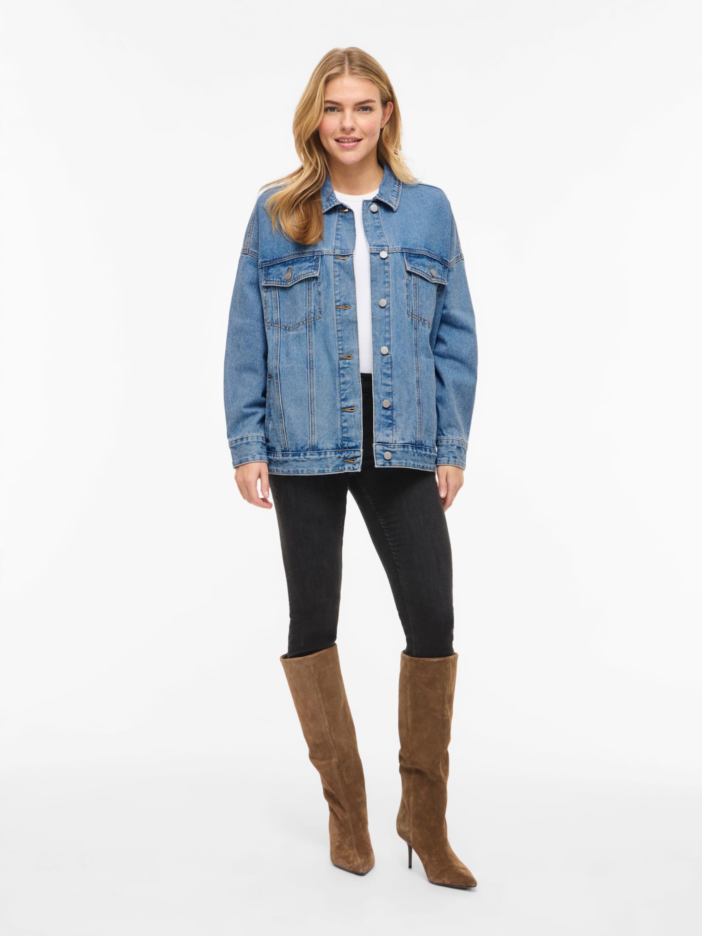 VILA Tussenjas in Blauw