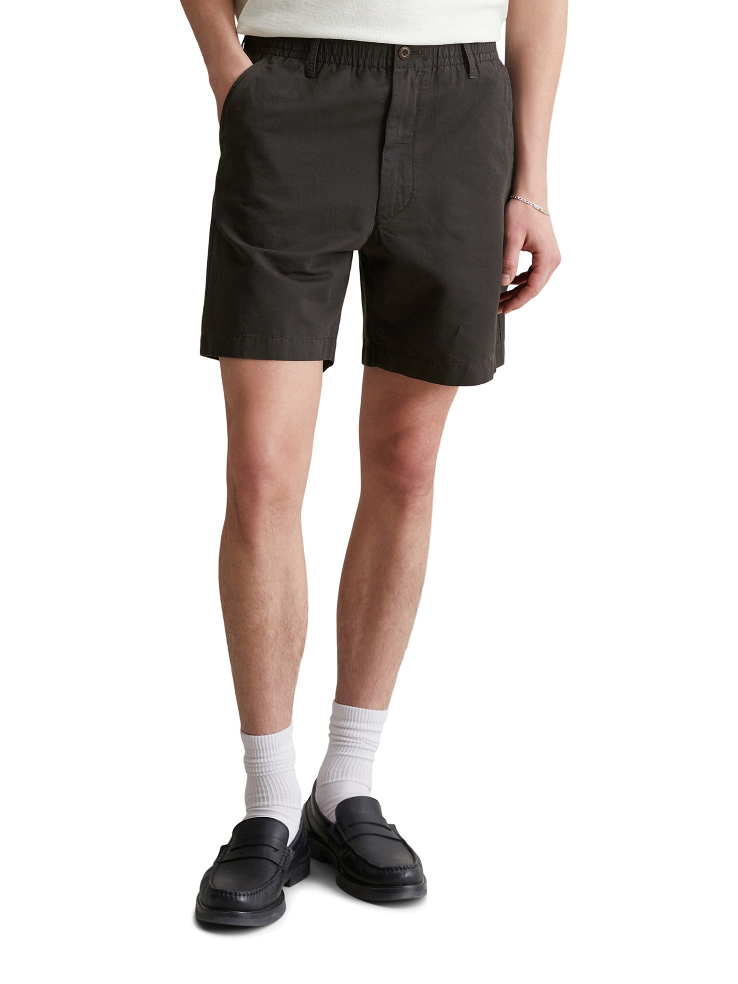 Marc O'Polo DENIM Regular Pants in Grey: front