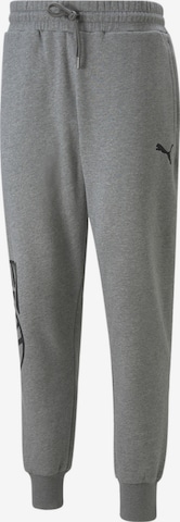 PUMA Zúžený Sportovní kalhoty – šedá: přední strana