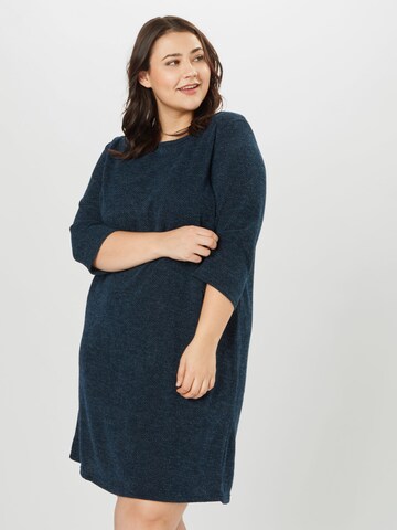 ONLY Carmakoma Knitted dress 'Martha' in Blue: front