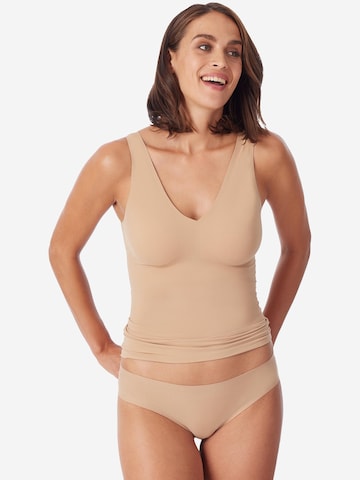 SCHIESSER Slip 'Invisible Cotton' in Brown