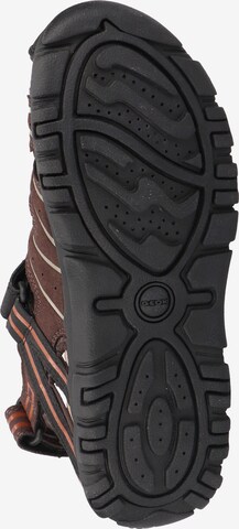 GEOX Hiking Sandals 'U S.Strada A' in Brown