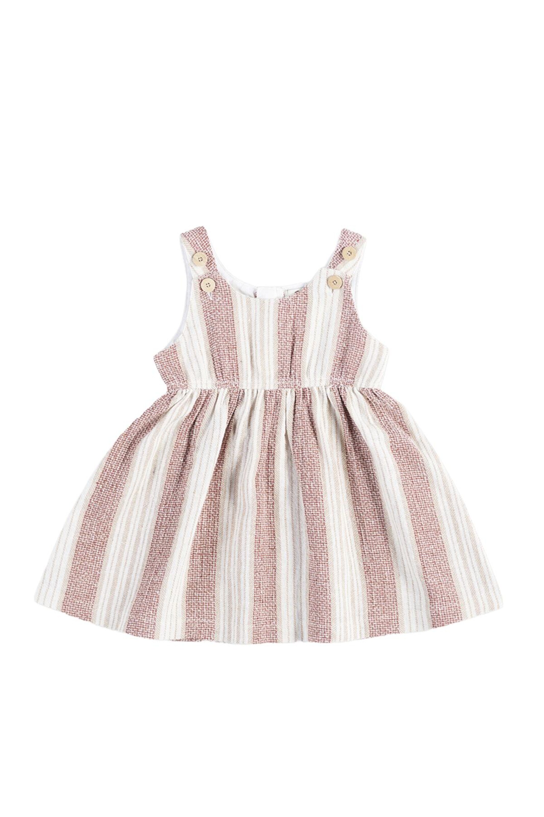 Panço Jurk in Beige: voorkant