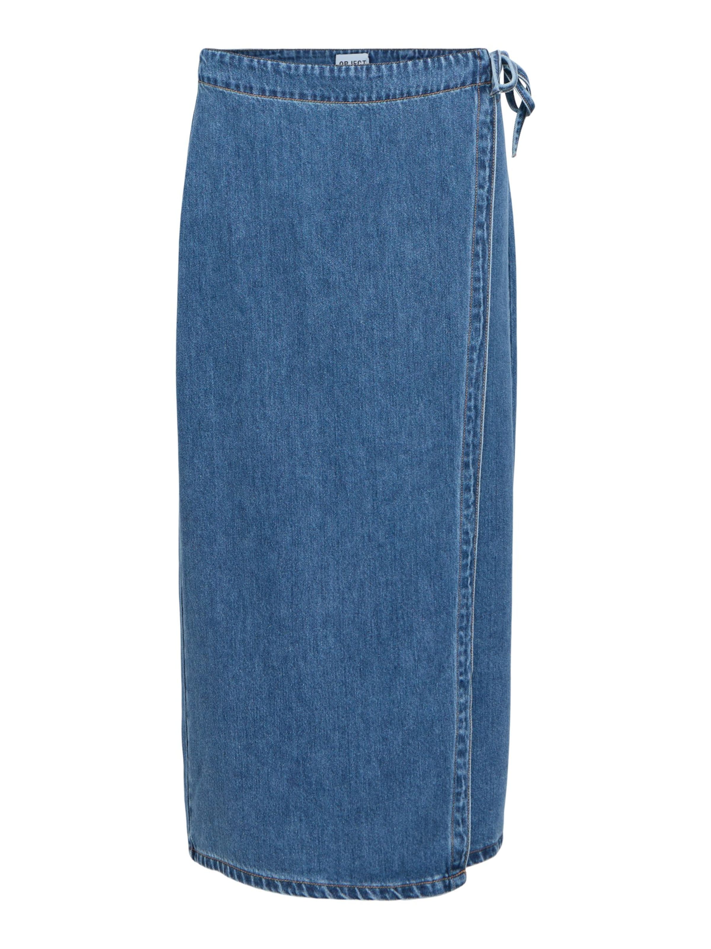 Jupe 'OBJRosie' OBJECT en bleu : devant