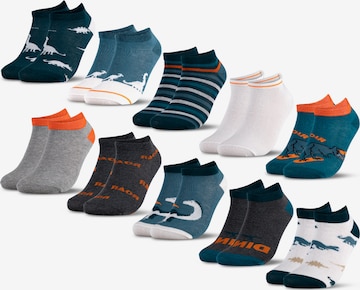 Occulto Socken 'Motivo' in Blau: Vorderseite