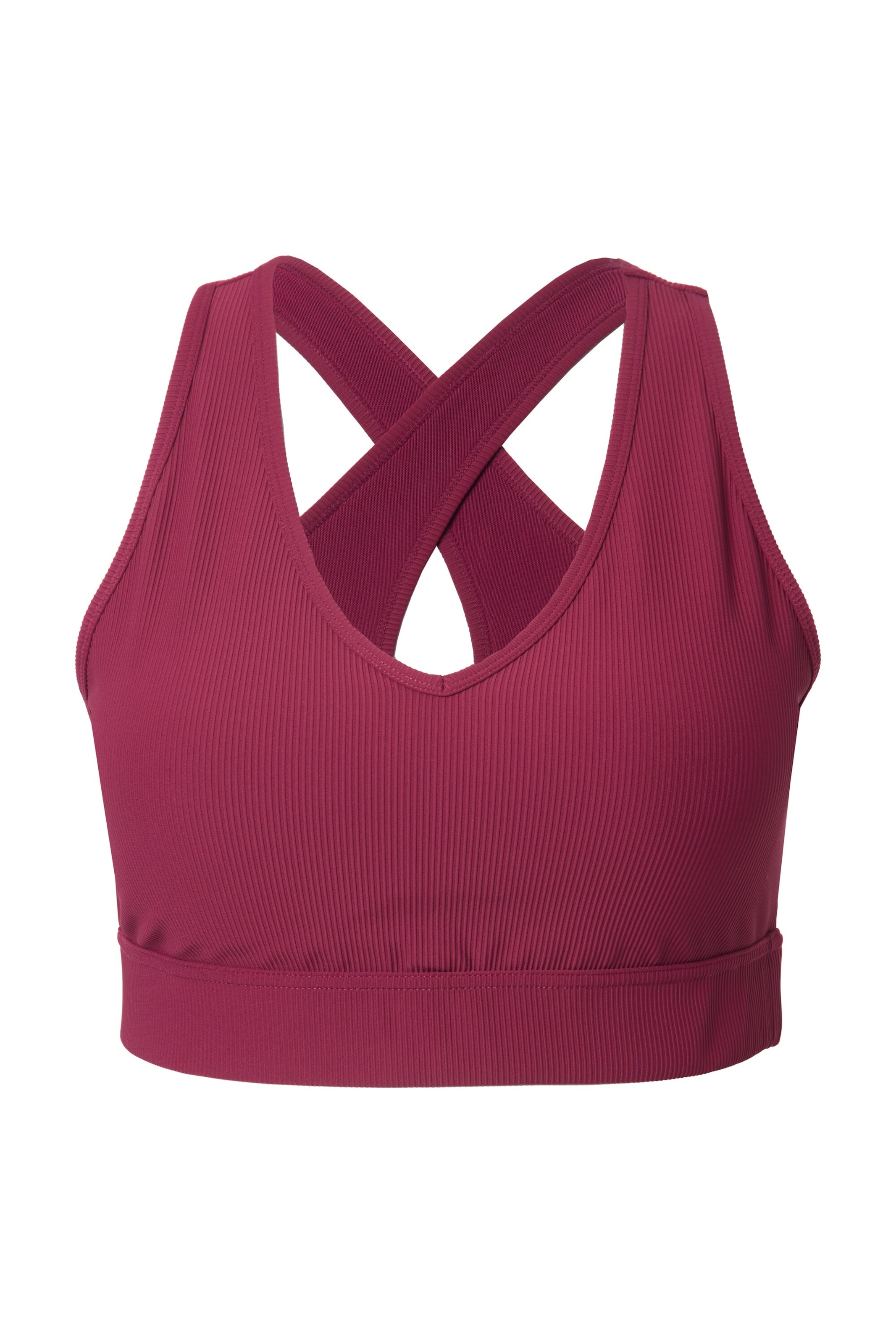 Studio Untold Bustier Sport-BH in Rot: Vorderseite