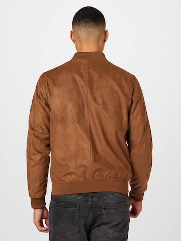 Veste mi-saison 'ROCKY' JACK & JONES en marron