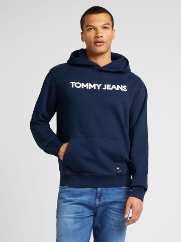 Tommy Jeans Sweatshirt 'CLASSIC' in Blau: predná strana