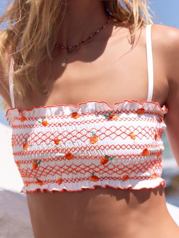 Next Bandeau Bikini Top in White
