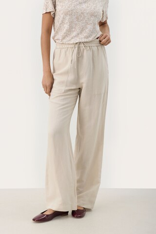 Part Two Regular Trousers 'Eniola' in Beige: front
