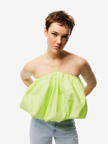 NOCTURNE - Blusa en verde: frente