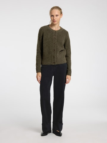 SELECTED FEMME Knit Cardigan in Green