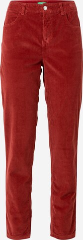Pantalon UNITED COLORS OF BENETTON en rouge : devant