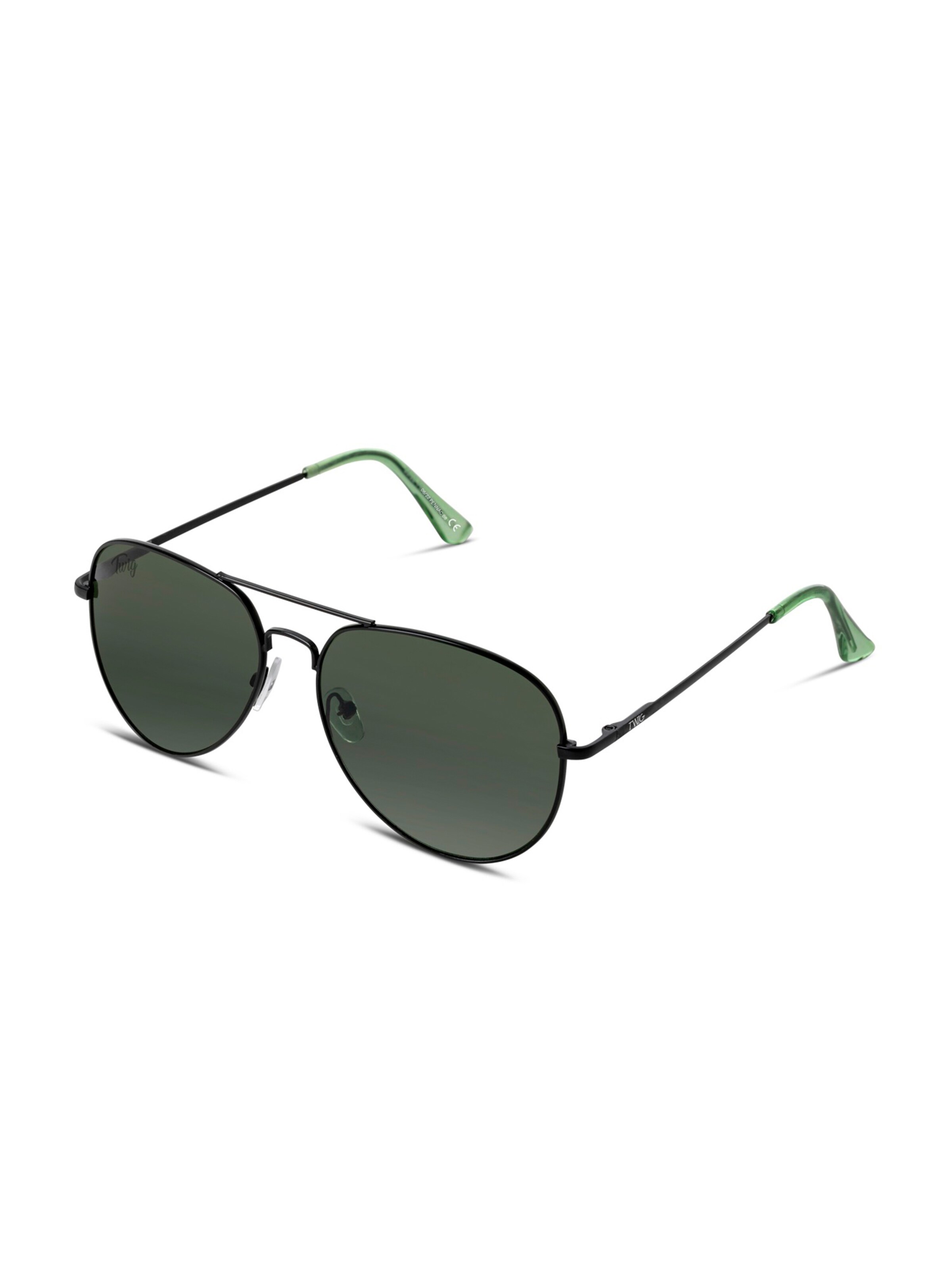 TWIG Concept Milano Sunglasses 'Pennac' in Green: front