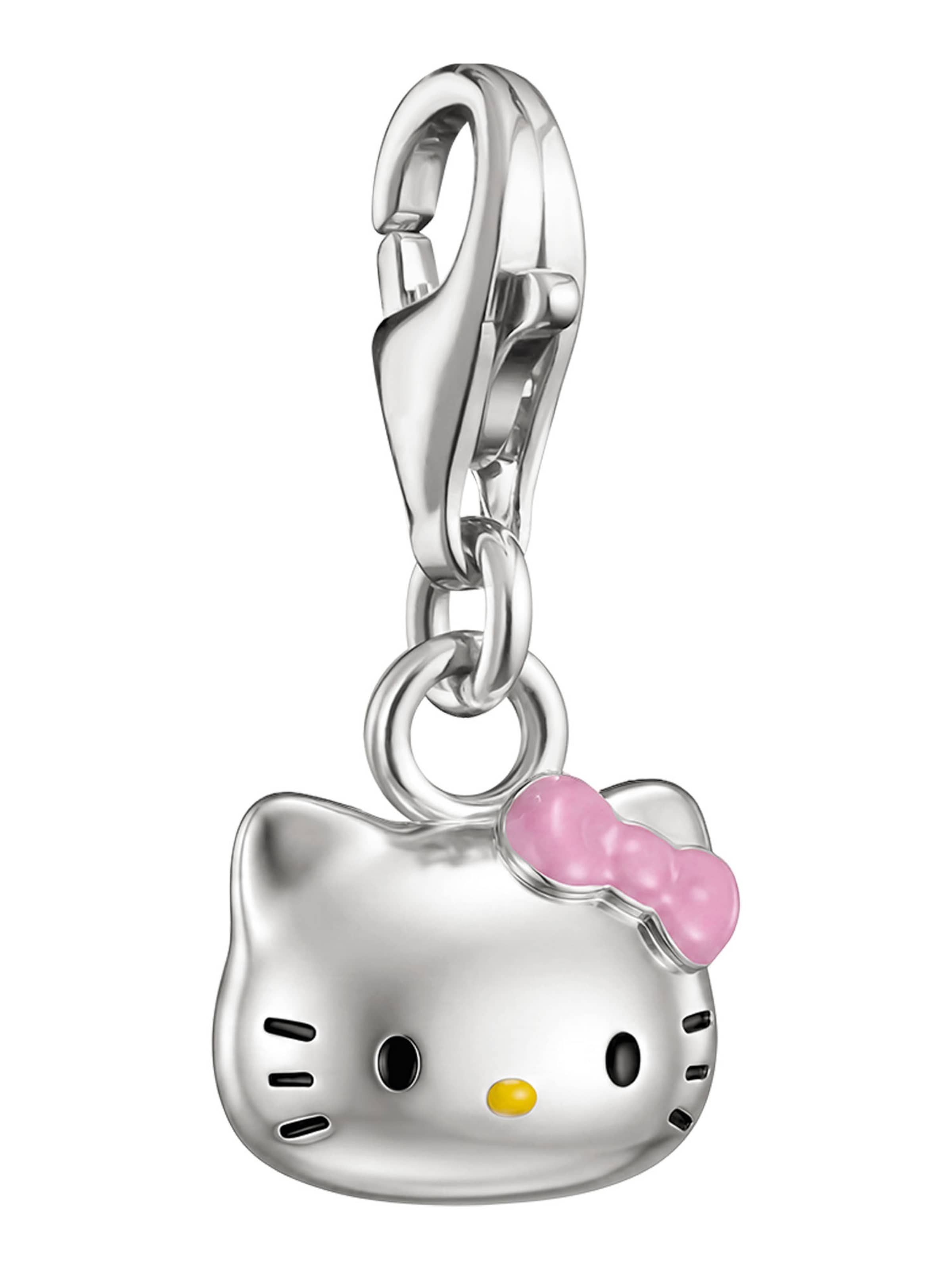 Thomas Sabo Hello Kitty Charm pinke Schleife – Original in Pink: Vorderseite