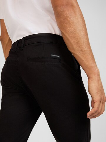 Pittman Slim fit Chino Pants 'Derrick' in Black