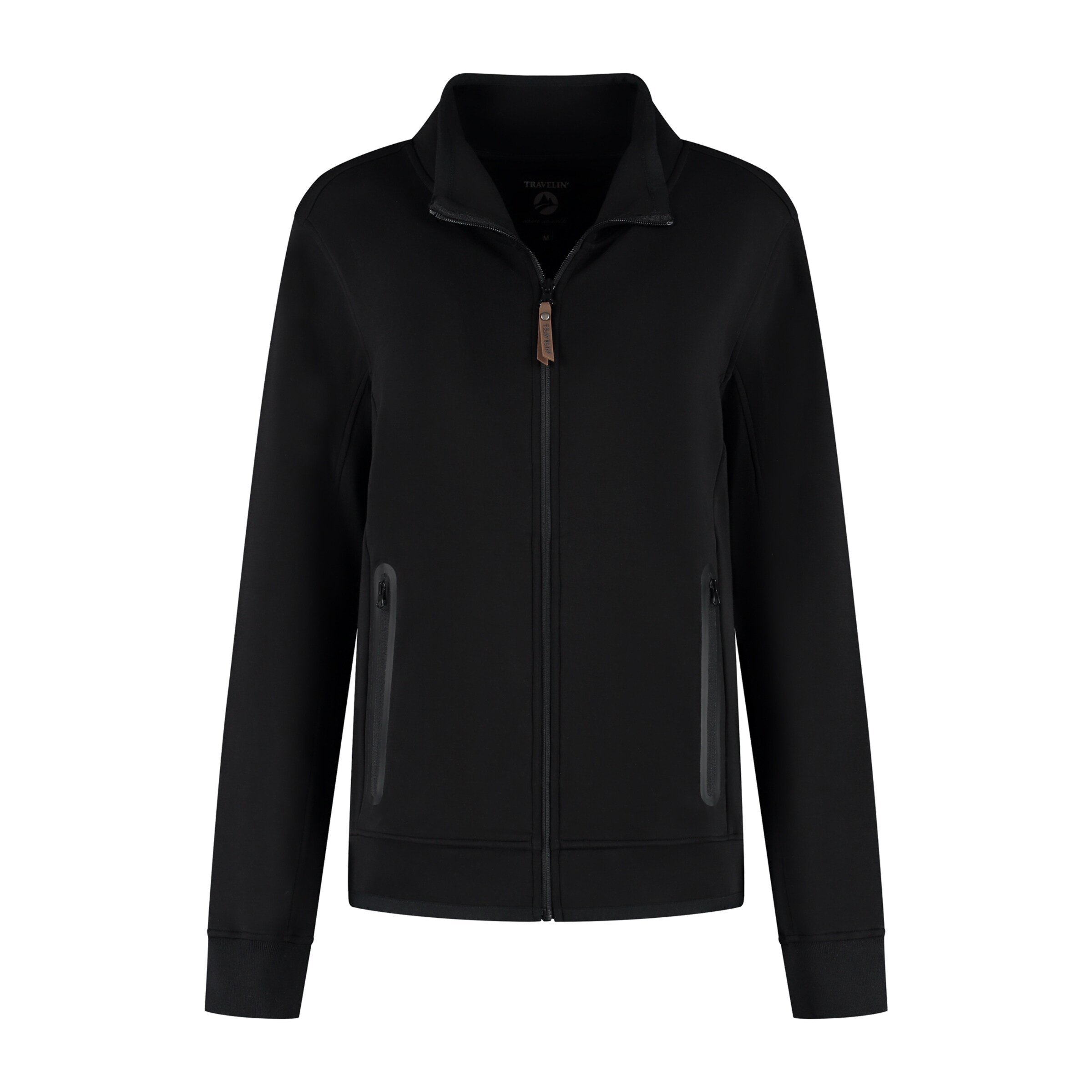 Travelin Cardigan 'Olia' i sort: forside