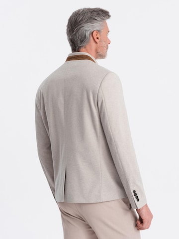 Regular fit Giacca da completo di Ombre in beige