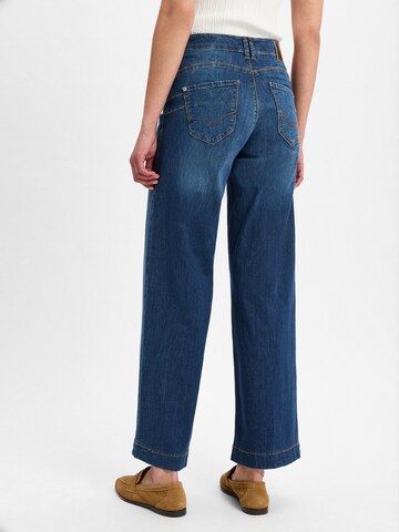 MAC Wide leg Jeans 'Rich' in Blue