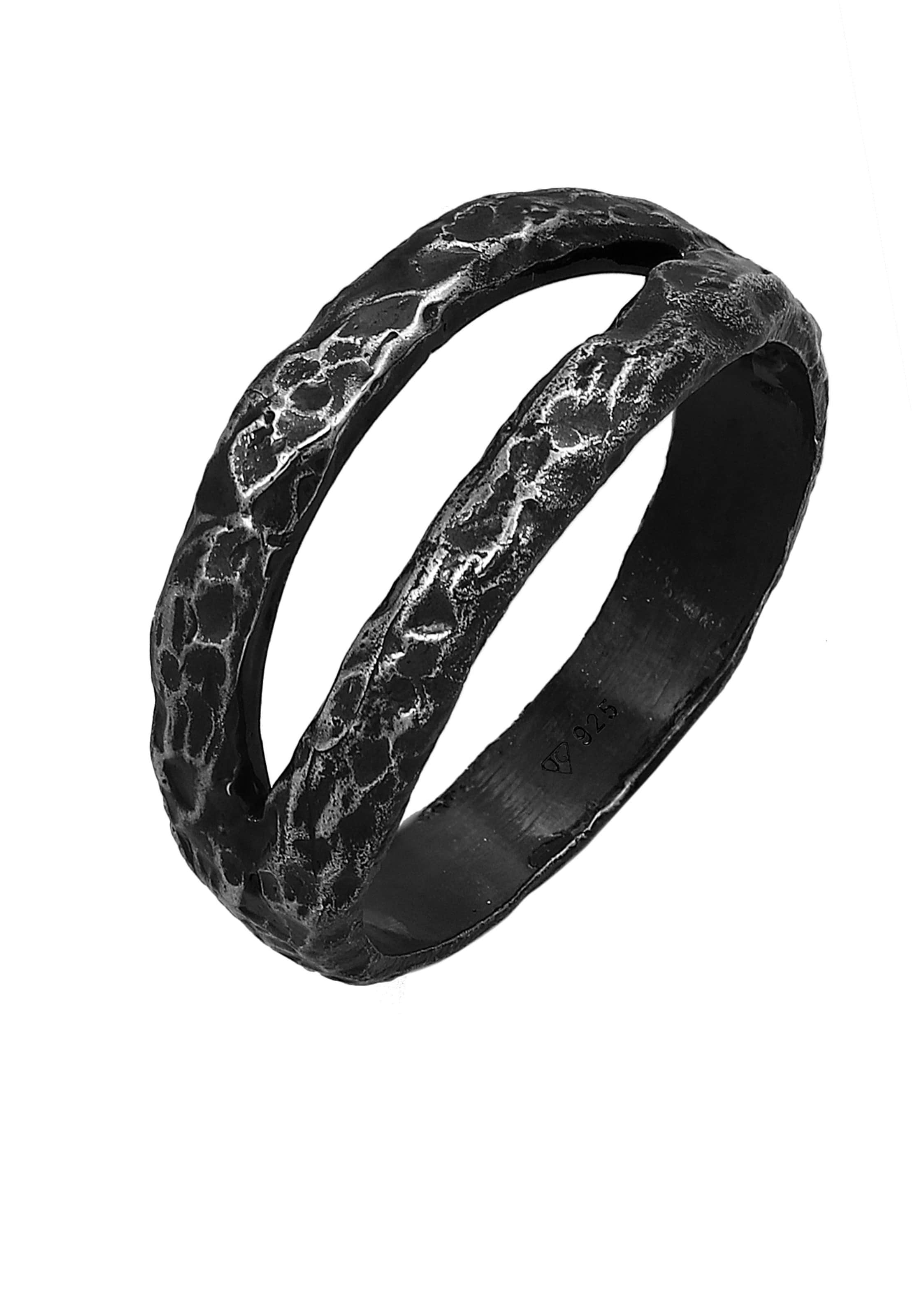 Haze&Glory Ring 'Twin' in Grijs: voorkant