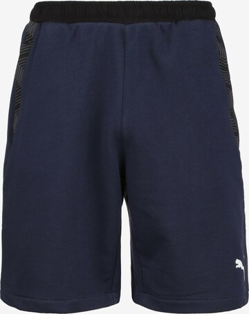 PUMA Regular Workout Pants in Blue: front