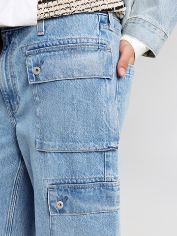 LEVI'S ® Baggy Cargo farmer '478™ Baggy Capri Cargo' - kék