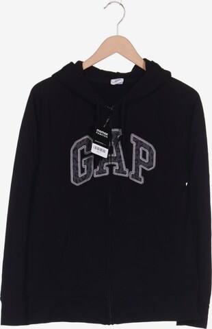 GAP Sweatshirt & Zip-Up Hoodie in M in Black: front