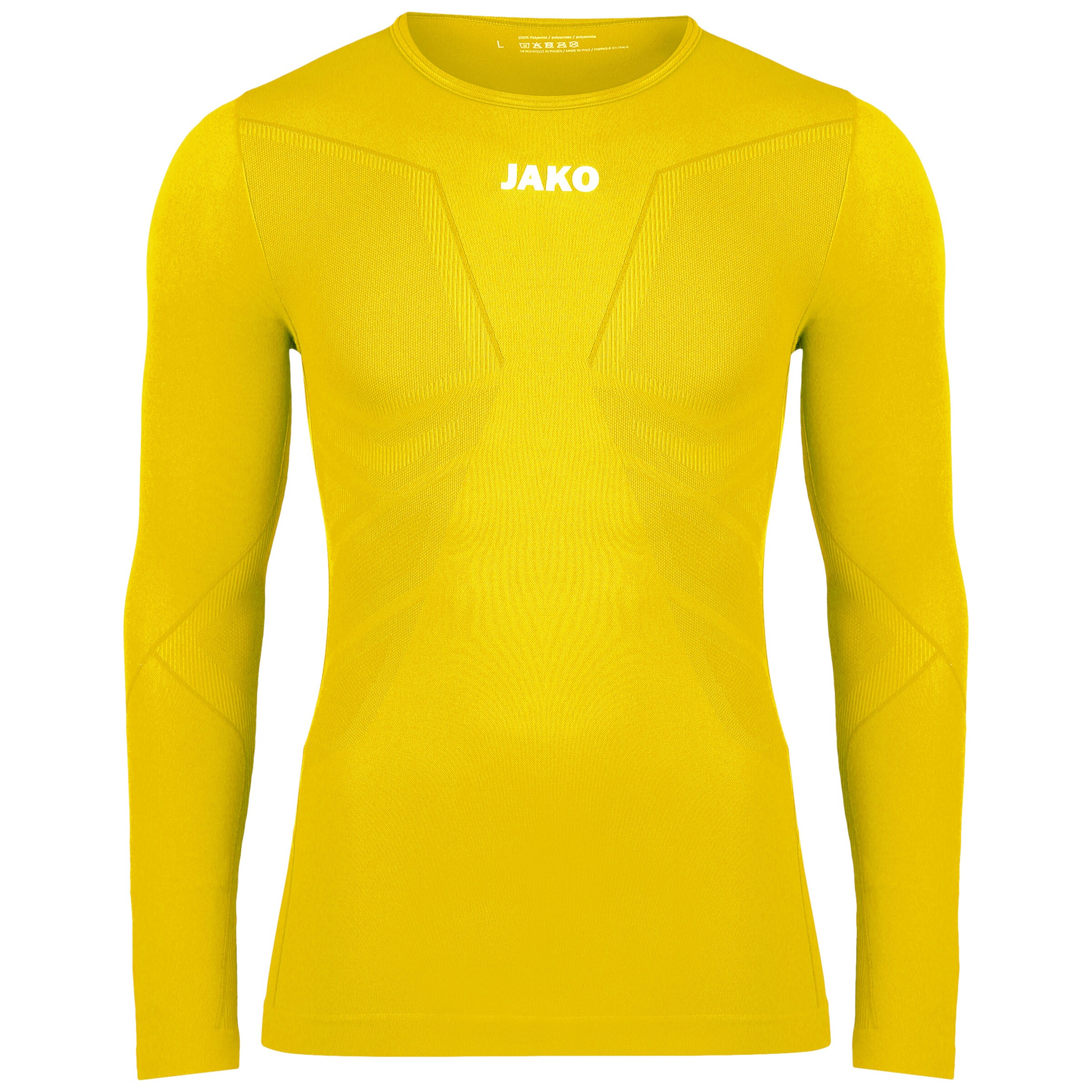 JAKO Base Layer 'Comfort 2.0' in Gelb: Vorderseite