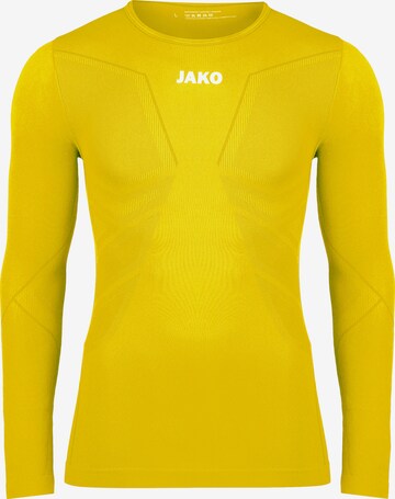 JAKO Functioneel shirt 'Comfort 2.0' in Geel: voorkant