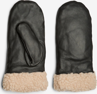 PIECES Fäustlinge 'JAY' in schwarz, Produktansicht