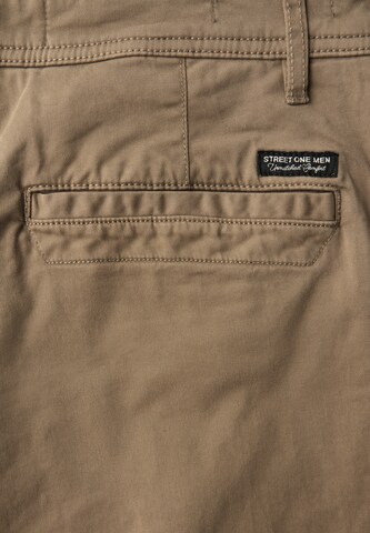 Street One MEN Slim fit Chino Pants in Brown
