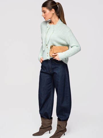 Ombre Strickjacke‌‌‌‌‌ in Blau