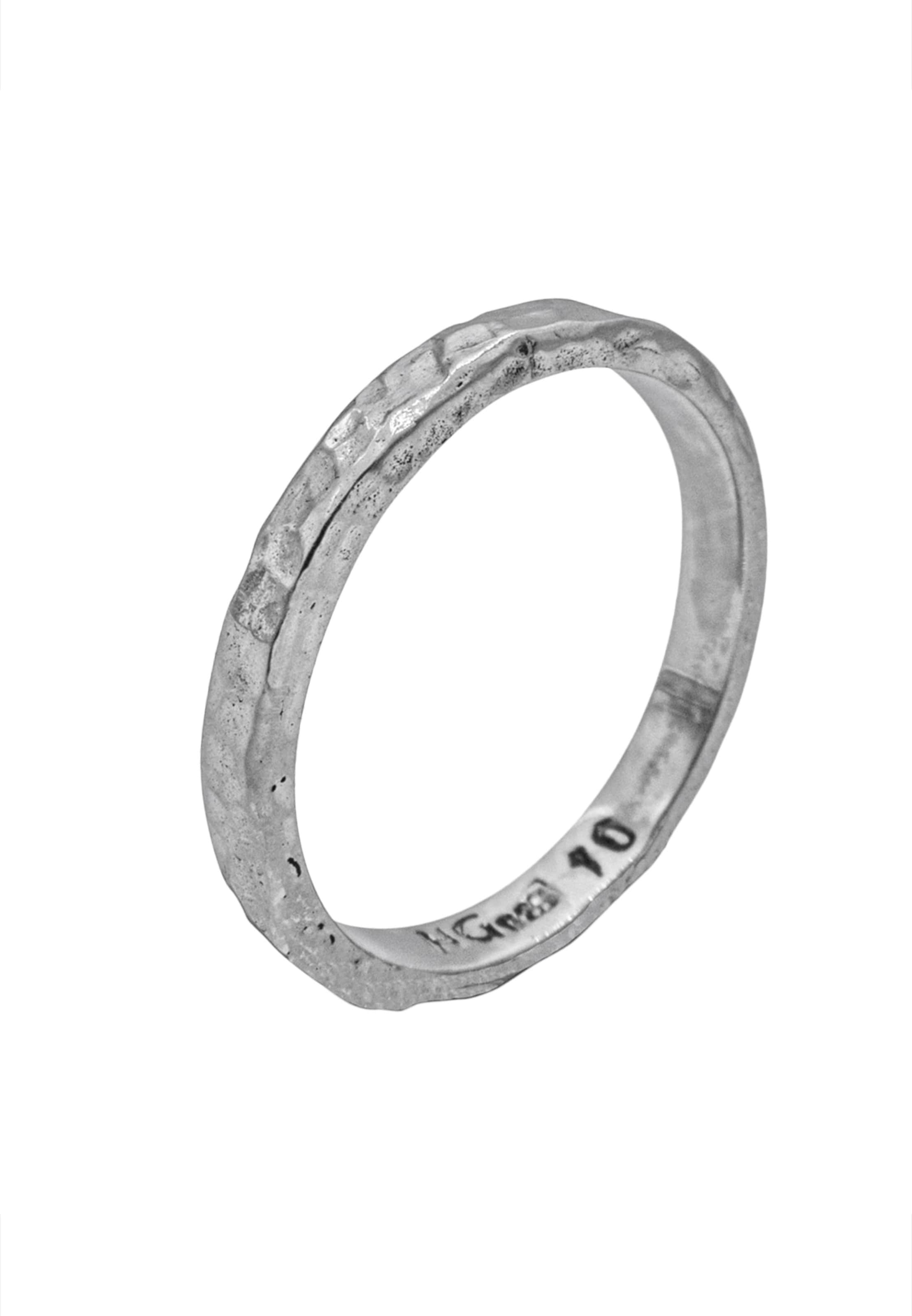 Haze&Glory Ring 'Zion' in Silver: front