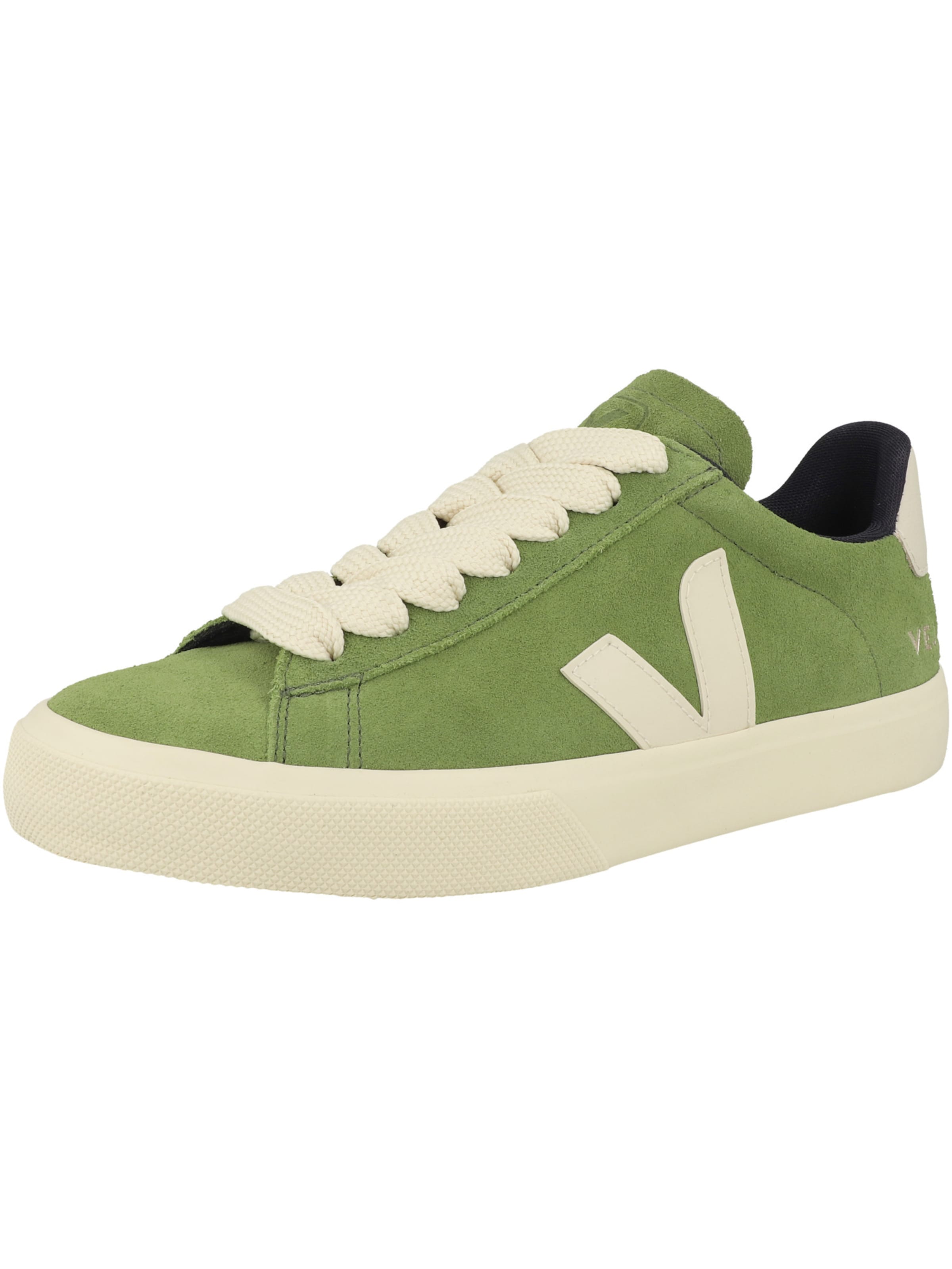 Veja Platform trainers 'Campo' in Green: front