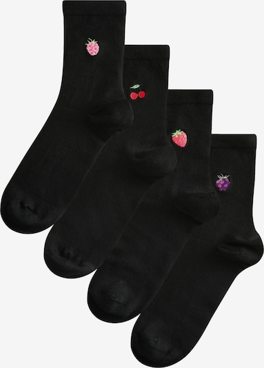 Next Ponožky, veľkosť 36-41 - fialová / ružová / krvavo červená / čierna, Produkt