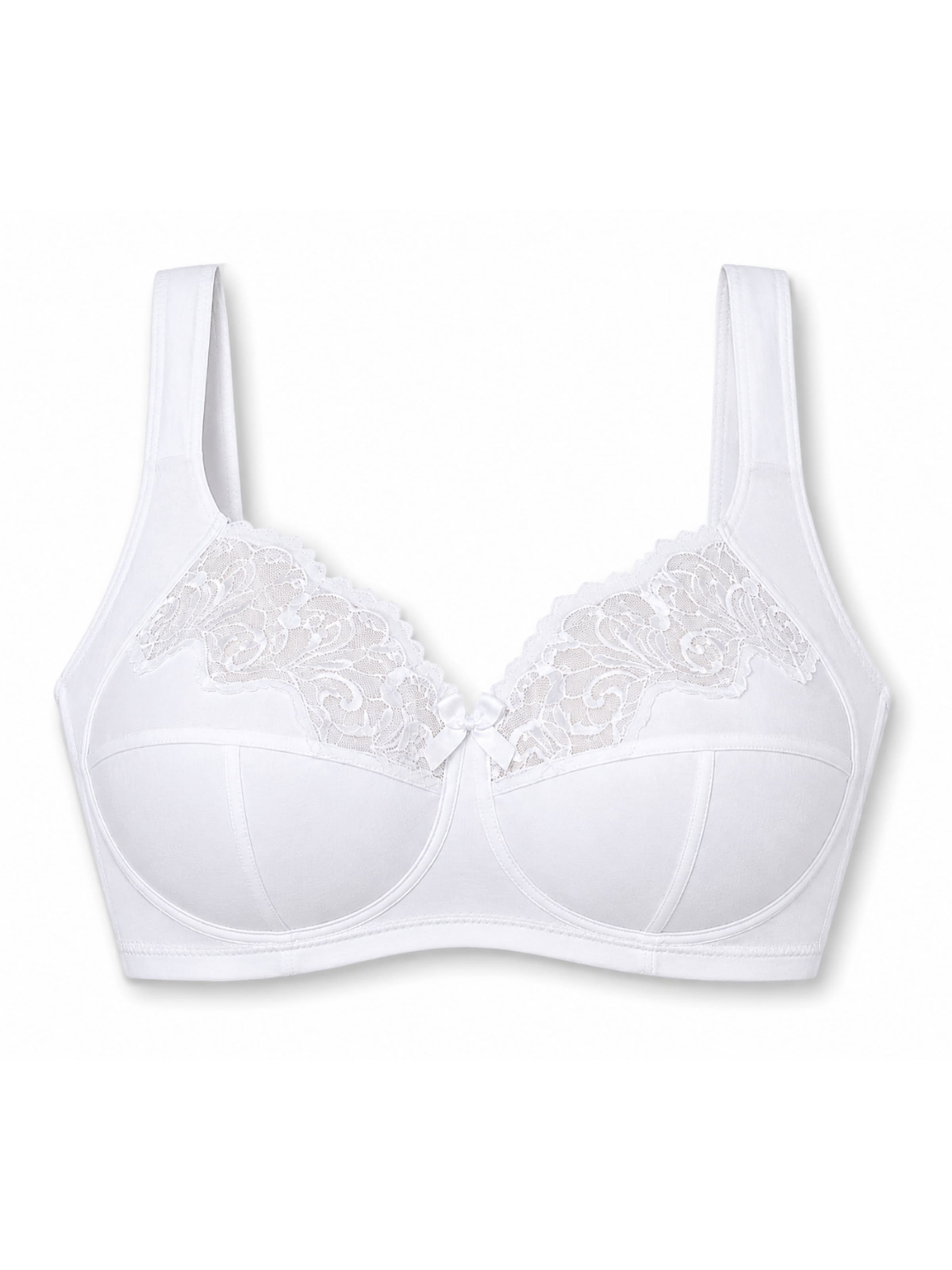 MILENKA Classic Bra in White: front