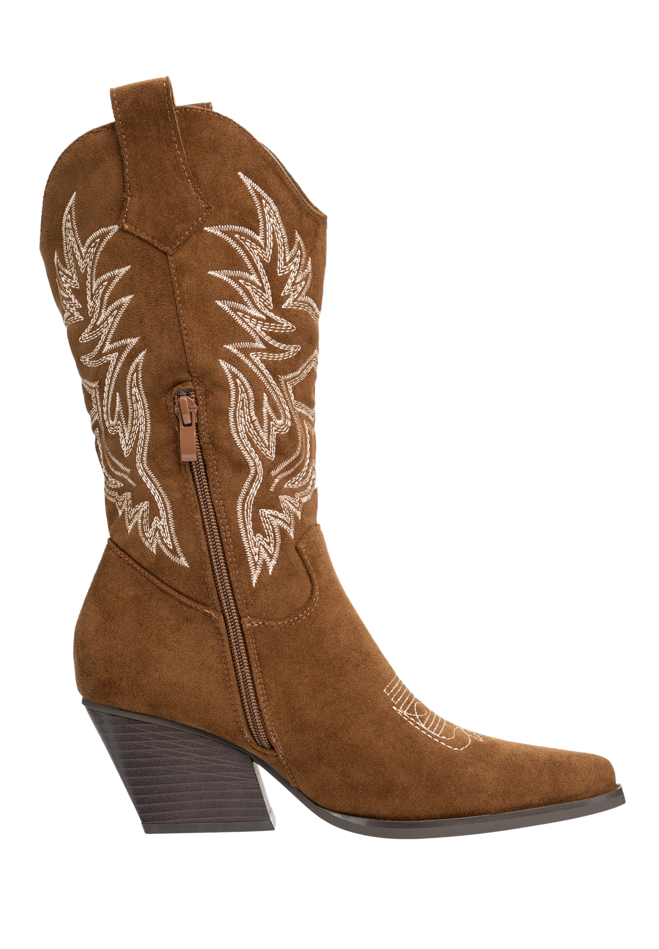 Salinyang Cowboy Boots in Brown