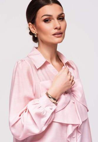 Ombre Bluse in Pink
