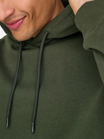 Only & Sons Sweatshirt 'Connor' in Green