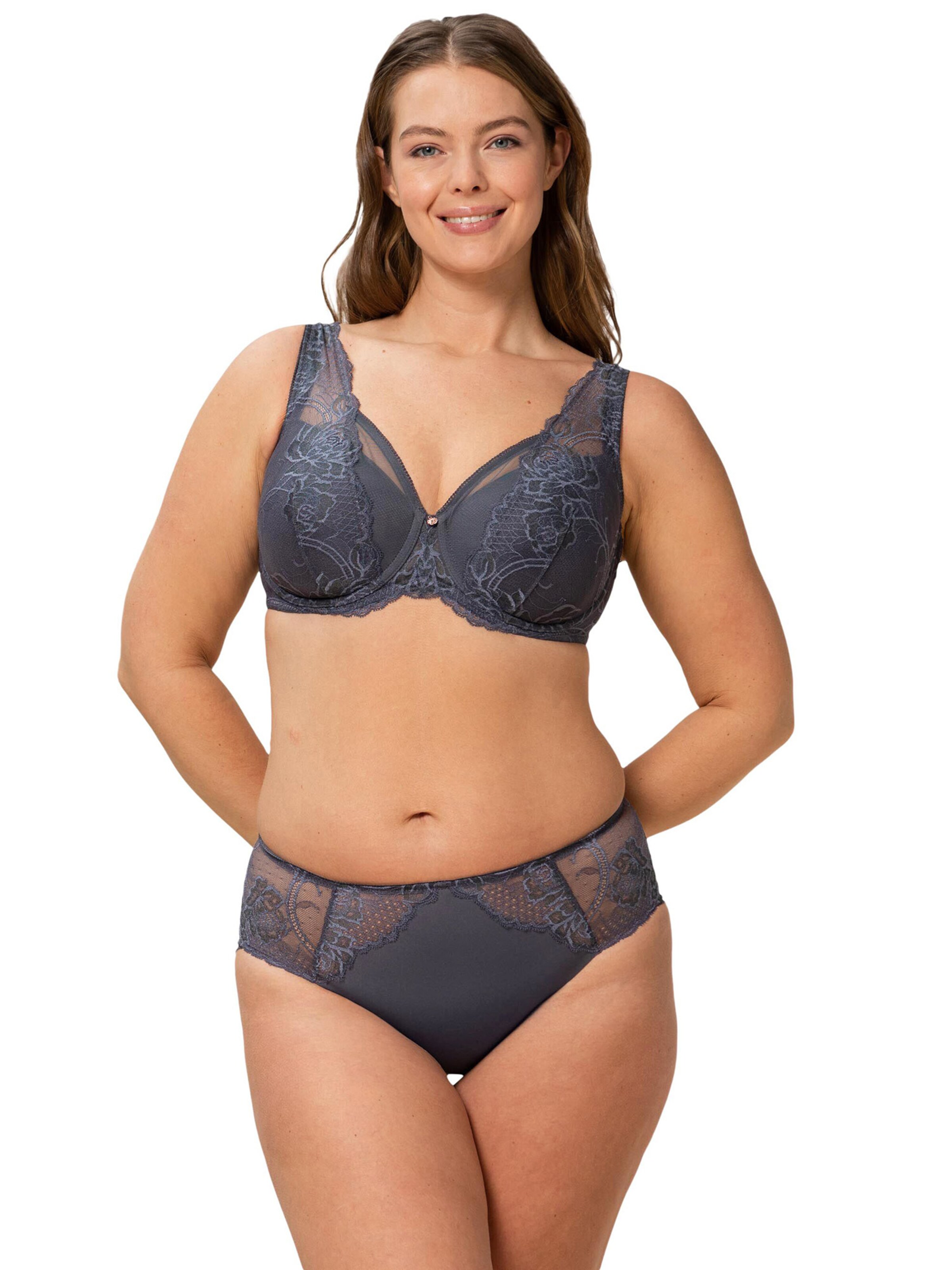 TRIUMPH BH ' Wild Peony Florale ' in Grijs