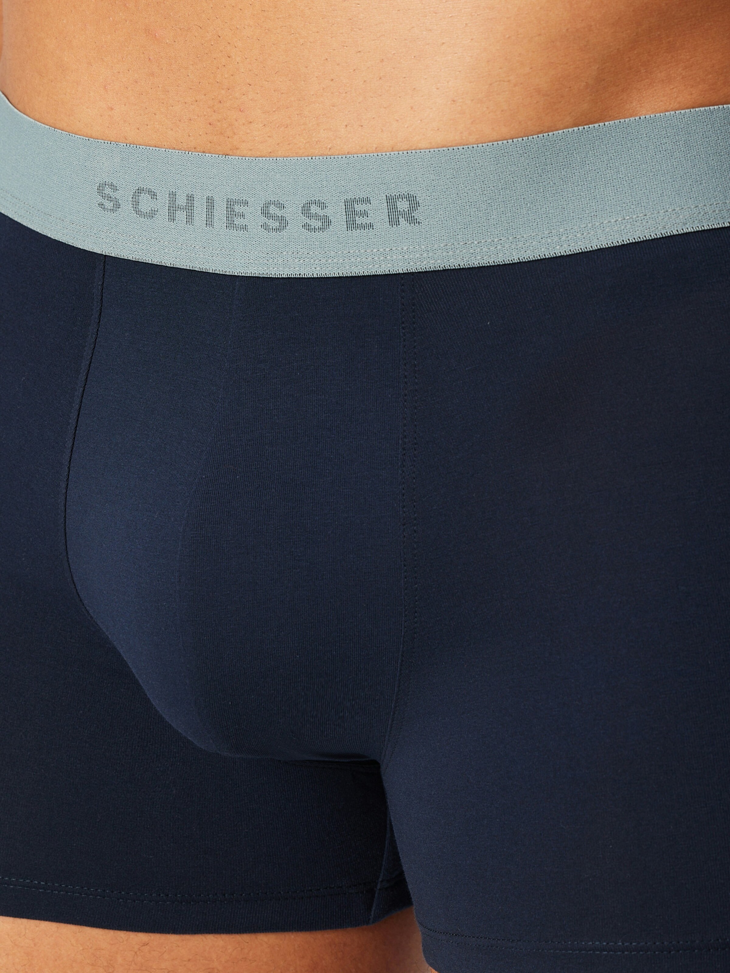 SCHIESSER Boxershorts '95/5 Organic Cotton'‌‌ in Blau