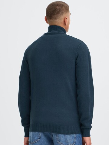 !Solid Gebreid vest ' SDBABAL ' in Blauw