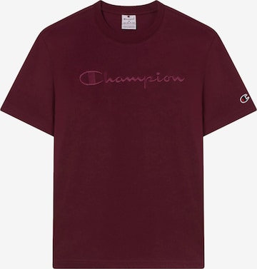 Champion Authentic Athletic Apparel T-Shirt in Rot: Vorderseite