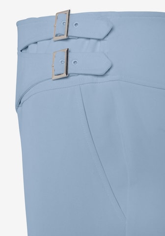LASCANA - Tapered Pantalón de pinzas en azul